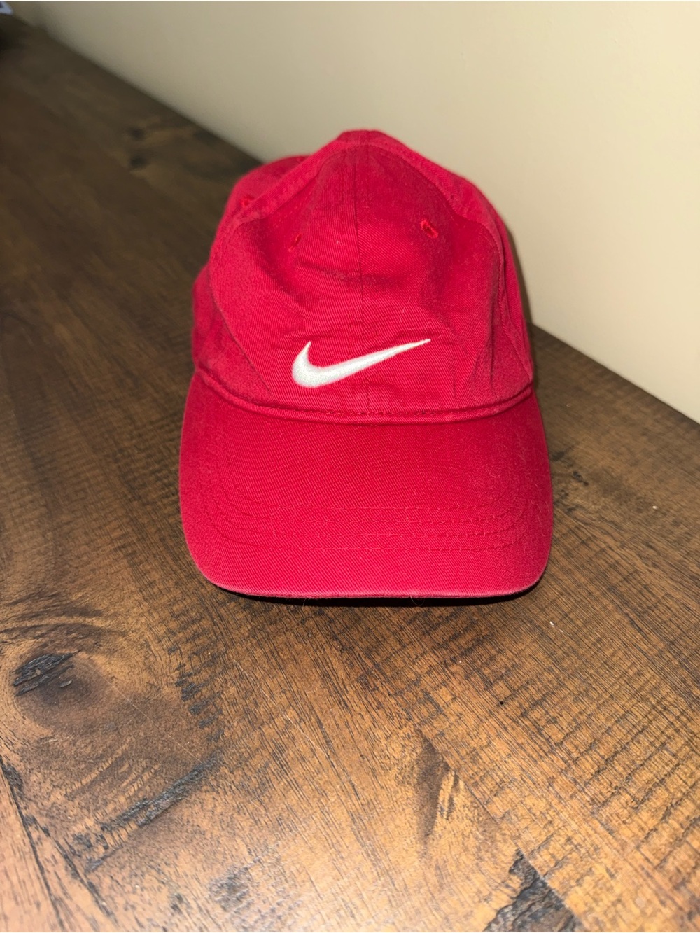 Nike Red Swoosh Baseball Cap - Kids 4-7 Casual Hat